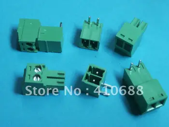 200 Pcs Pitch 3.81mm Angle 2way/pin Screw Terminal Block Connector Green Color T Pluggable Type
200 Pcs Pitch 3.81mm Angle 2way/pin Screw Terminal Block Connector Green Color T Pluggable Type