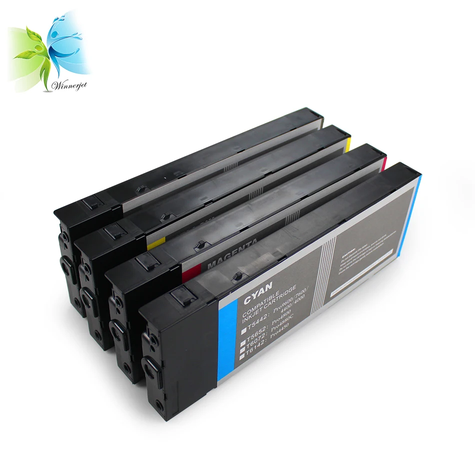 WINNERJET 4 Colors 220ml Compatible Ink Cartridge With Pigment Ink Used For Epson 4400 4450 Inkjet Printer
WINNERJET 4 Colors 220ml Compatible Ink Cartridge With Pigment Ink Used For Epson 4400 4450 Inkjet Printer