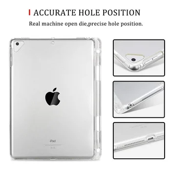 Cover For Apple iPad Pro 10.5 Case with Pencil Holder Shockproof Transparent TPU Case For iPad 10.5inch A1701 A1709 Tablet Funda
Cover For Apple iPad Pro 10.5 Case with Pencil Holder Shockproof Transparent TPU Case For iPad 10.5inch A1701 A1709 Tablet Funda