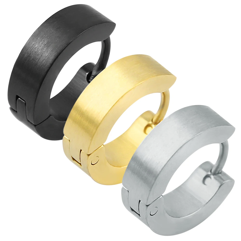 Punk Fashion Hoop Earrings Women Men Ear Piercing Earring Small Huggie Hoop Stainles Steel Body Piercing Ear Jewelry Aretes
Punk Fashion Hoop Earrings Women Men Ear Piercing Earring Small Huggie Hoop Stainles Steel Body Piercing Ear Jewelry Aretes