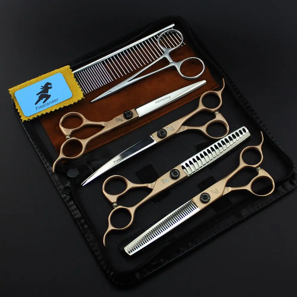 Freelander High Quality Professional Pet Grooming Scissors 7 Inch,Scissors Set For Dog Grooming,Dog Grooming Shears,Scharen
Freelander High Quality Professional Pet Grooming Scissors 7 Inch,Scissors Set For Dog Grooming,Dog Grooming Shears,Scharen