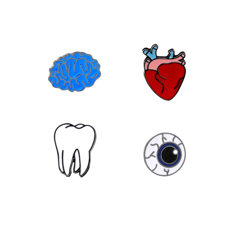 Hot Fashion Personality Cartoon Creative Brain Eye Heart Teeth Enamel Brooch Pins Collar Denim Shirt Hat Decoration Pin Button
Hot Fashion Personality Cartoon Creative Brain Eye Heart Teeth Enamel Brooch Pins Collar Denim Shirt Hat Decoration Pin Button
