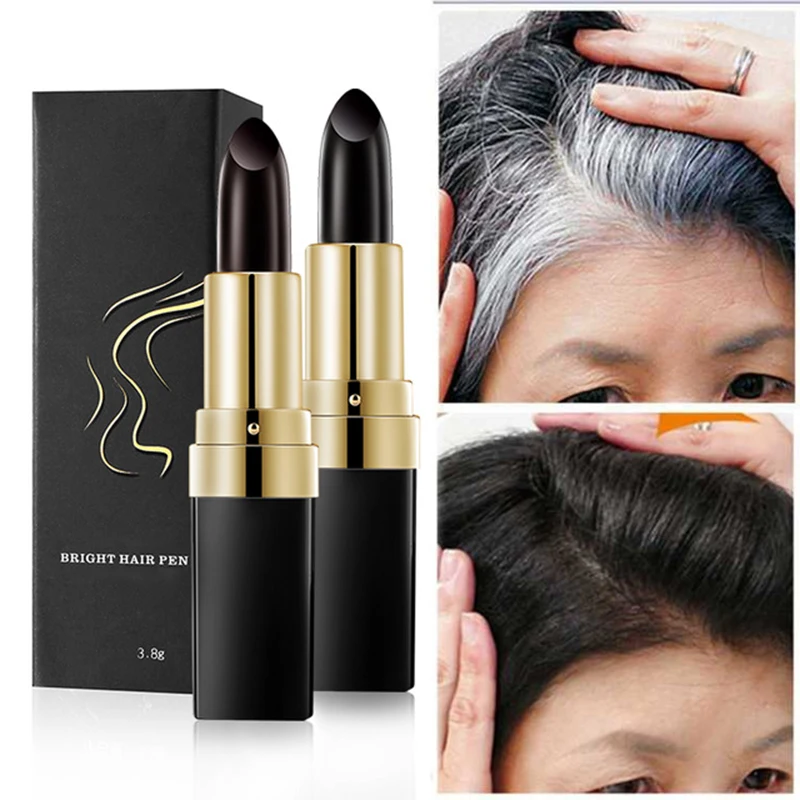 2Colors New Temporary Hair dye Gray Root Instant Coverage Hair Color Modify Cream Stick Fast Cover Up White Hair Colour Dye J11
2Colors New Temporary Hair dye Gray Root Instant Coverage Hair Color Modify Cream Stick Fast Cover Up White Hair Colour Dye J11