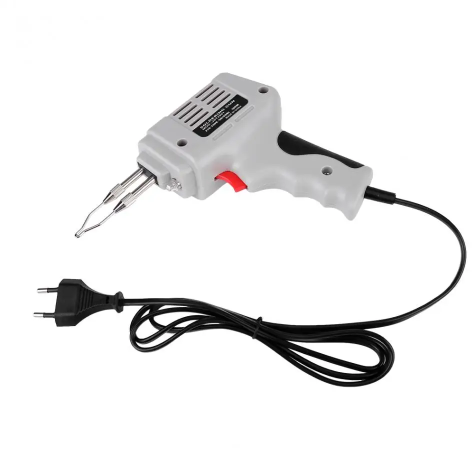 Electrical Soldering Iron Gun Hot Air Heat Gun Hand Welding Tool With Solder Wire Welding Repair Tools Kit EU 220V 100W 
Electrical Soldering Iron Gun Hot Air Heat Gun Hand Welding Tool With Solder Wire Welding Repair Tools Kit EU 220V 100W
