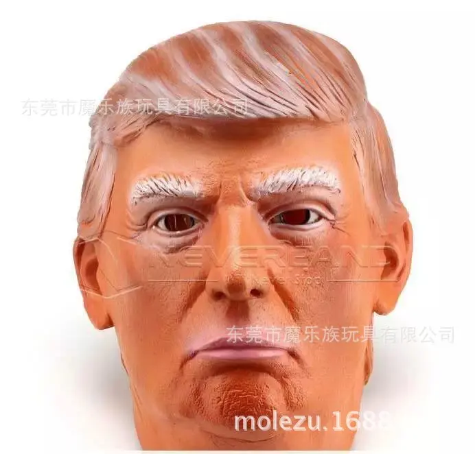 Realistic carnival celebrity masquerade president donald tramp mask | Дом и сад