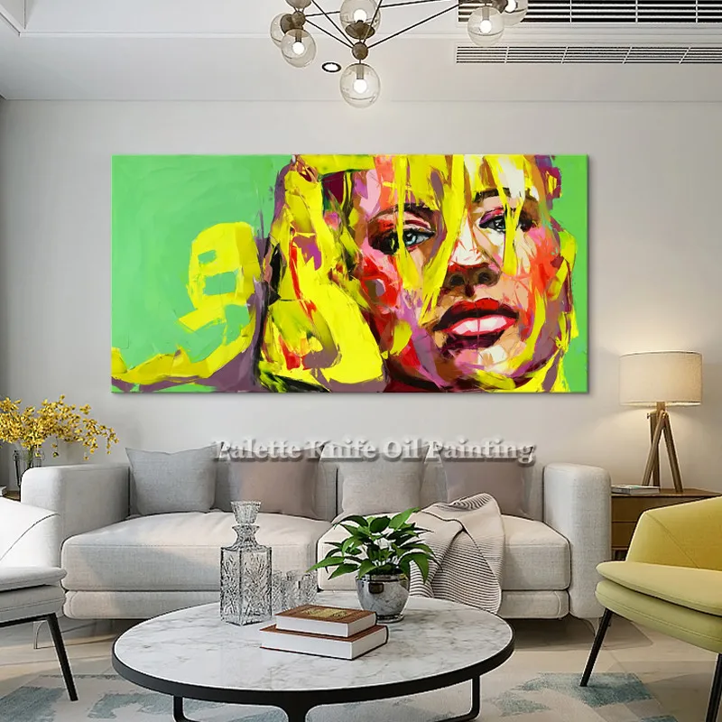 Palette knife portrait Face Oil painting Francoise Nielly Character figure canva Hand painted wall Art picture for living room81
Palette knife portrait Face Oil painting Francoise Nielly Character figure canva Hand painted wall Art picture for living room81