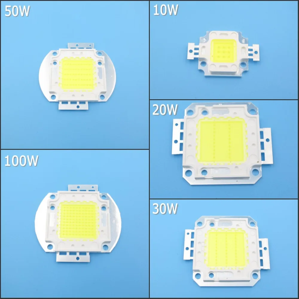 Full Power 10W 20W 30W 40W 50W 60W 100W COB SMD LED Bulb Chip with Epistar 33x33mil for Floodlight Natural Warm White
Full Power 10W 20W 30W 40W 50W 60W 100W COB SMD LED Bulb Chip with Epistar 33x33mil for Floodlight Natural Warm White