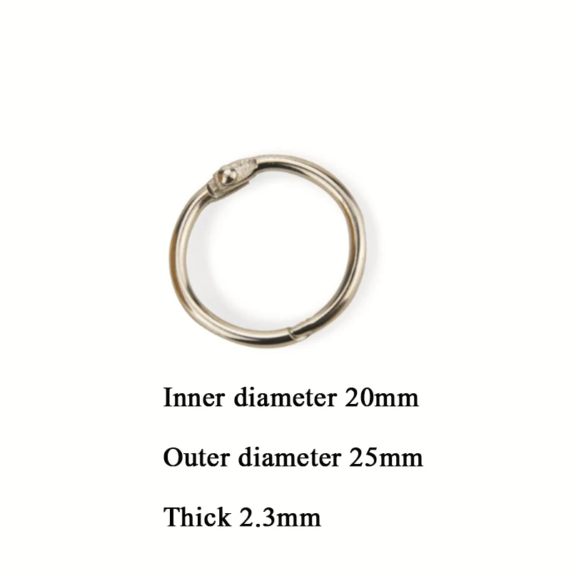 5/10/20PCS DIY 20mm Inner Metal Loose Leaf Book Binder Buckle Ring Keychain Scrapbook Sketchbook Craft Photo Split Office Supply
5/10/20PCS DIY 20mm Inner Metal Loose Leaf Book Binder Buckle Ring Keychain Scrapbook Sketchbook Craft Photo Split Office Supply
