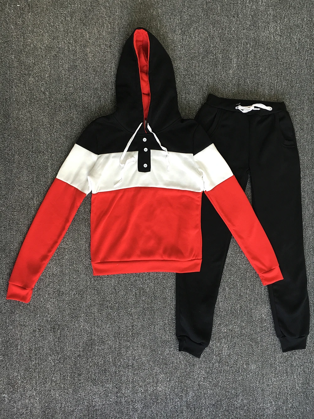 Manubeau Women 2 Piece Set Patchwork Hoodies Tops and Pants Sweatshirt Casual Two Piece Autumn Streetwear S-3XL
Manubeau Women 2 Piece Set Patchwork Hoodies Tops and Pants Sweatshirt Casual Two Piece Autumn Streetwear S-3XL