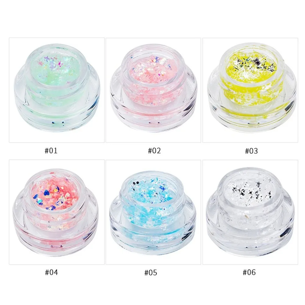 6Colors Luminous Sparkle Glitter Eyeshadow Shiny Shimmer Highlighter Waterproof Pigments Palette Eye Cosmetic Makeup Tools Women
6Colors Luminous Sparkle Glitter Eyeshadow Shiny Shimmer Highlighter Waterproof Pigments Palette Eye Cosmetic Makeup Tools Women