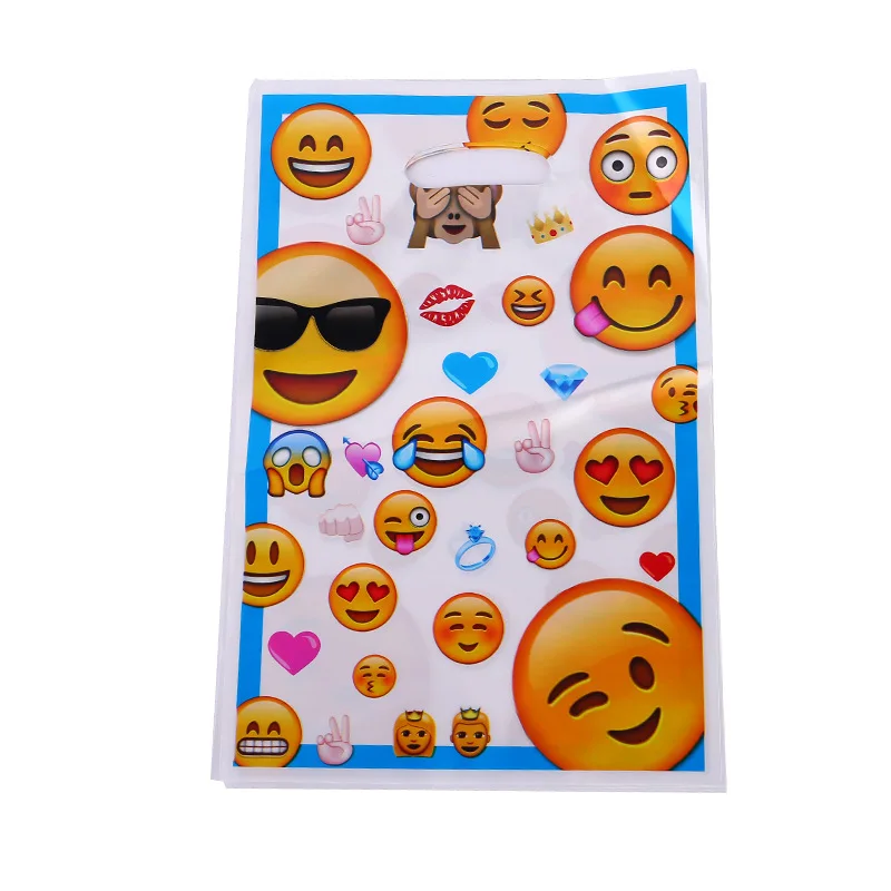 10pcs Emoji Disposable Tableware gift bag Happy Birthday Party Decorations Supplies Easter Baby shower wedding Activity goods
10pcs Emoji Disposable Tableware gift bag Happy Birthday Party Decorations Supplies Easter Baby shower wedding Activity goods