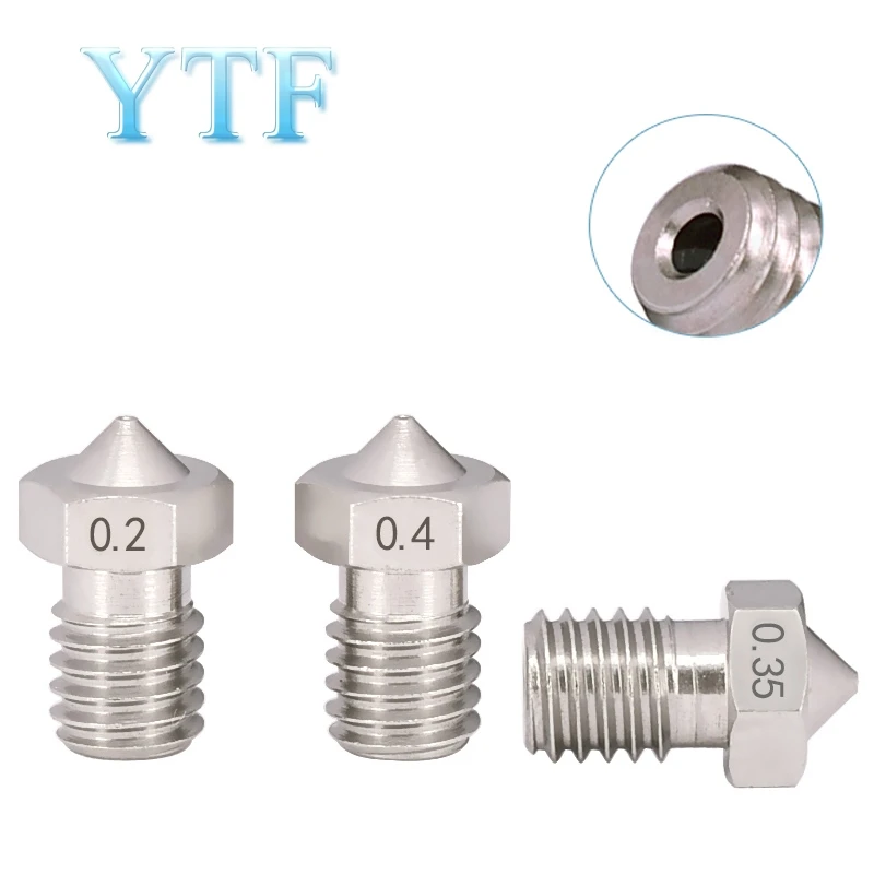 3D Printers Parts E3DV5 V6 j-head Stainless Steel Nozzle M6 Screw Thearded 0.2mm 0.3mm 0.5mm 0.4mm 0.6mm 0.8mm
3D Printers Parts E3DV5 V6 j-head Stainless Steel Nozzle M6 Screw Thearded 0.2mm 0.3mm 0.5mm 0.4mm 0.6mm 0.8mm
