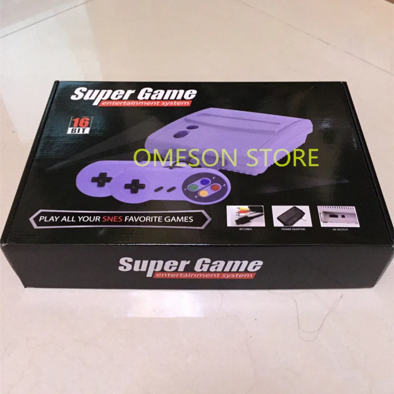 16 Bit Super Classic TV Video Game Console Built-in 64 Games with Cartridge Slot For Snes Retro Super Game AV Out with Box
16 Bit Super Classic TV Video Game Console Built-in 64 Games with Cartridge Slot For Snes Retro Super Game AV Out with Box