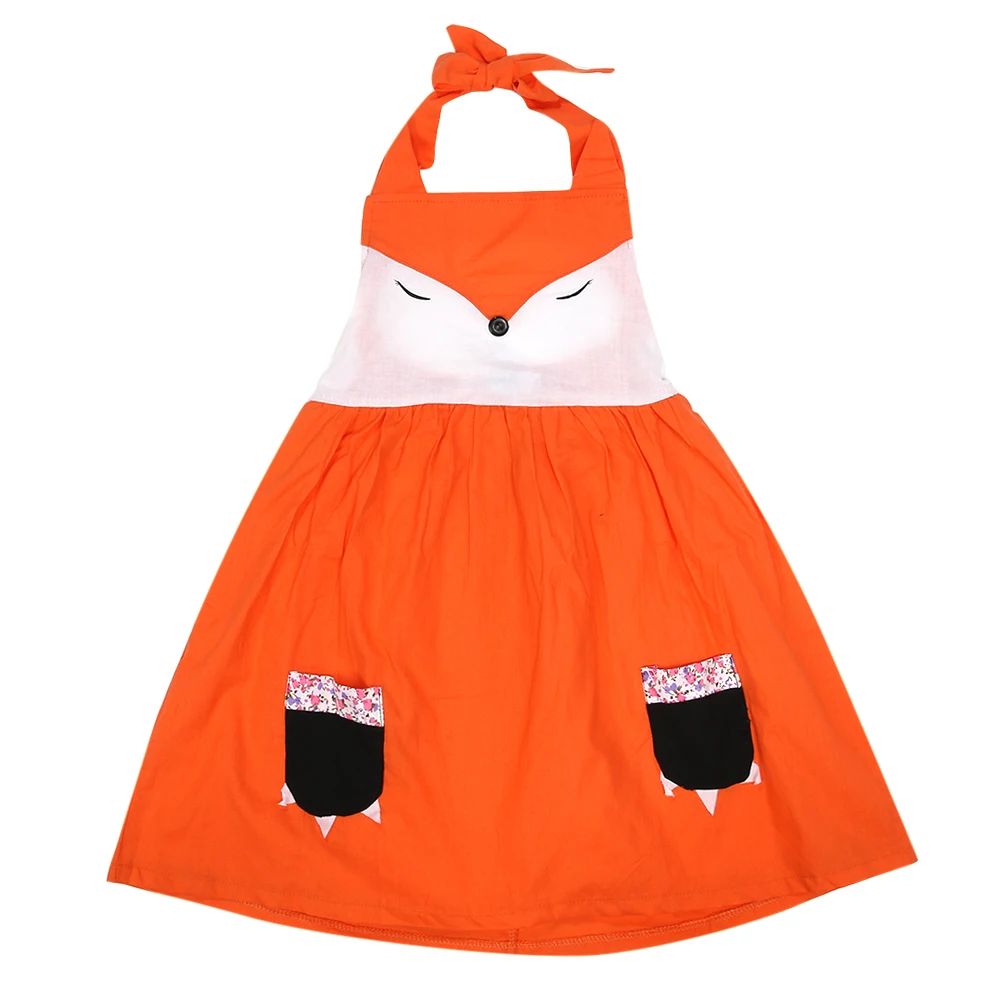 Baby Girls Sleeveless Cartoon Fox Casual Dress Orange Lovely Kids Clothes Princess Party Dress Children Clothes Summer Dress
Baby Girls Sleeveless Cartoon Fox Casual Dress Orange Lovely Kids Clothes Princess Party Dress Children Clothes Summer Dress