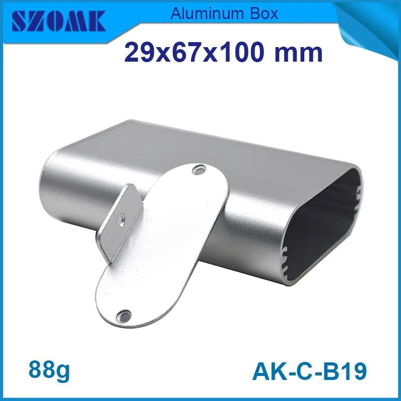 box aluminum desktop enclosure IP54 housing smooth surface housing for GPS trackers and fit PCB 24x62mm
box aluminum desktop enclosure IP54 housing smooth surface housing for GPS trackers and fit PCB 24x62mm