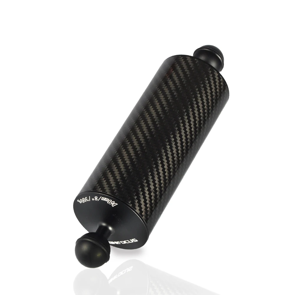 MINIFOCUS 4PCS D60mm Carbon Fiber Underwater Float Arm Double Ball Buoyancy for Diving Tray Video Light/Strobe Floating System
MINIFOCUS 4PCS D60mm Carbon Fiber Underwater Float Arm Double Ball Buoyancy for Diving Tray Video Light/Strobe Floating System