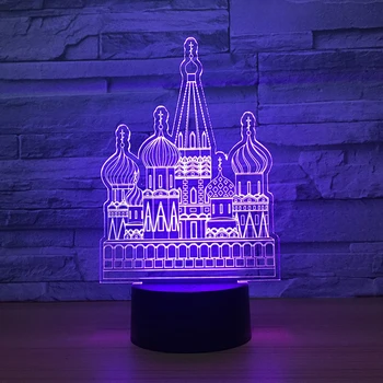 3D LED Night Lamp Castle 7 Colorful USB Touch Sensor Bedside Table Decor Night Light Bedroom living Room Children Kid Party Gift
3D LED Night Lamp Castle 7 Colorful USB Touch Sensor Bedside Table Decor Night Light Bedroom living Room Children Kid Party Gift