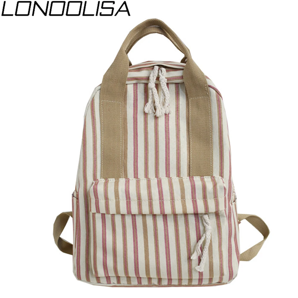 New Stripe Women Backpack Casual School Bags For Teenager Girls Large Capacity Fashion Back Pack Ladies Rucksack Mochilas Mujer
New Stripe Women Backpack Casual School Bags For Teenager Girls Large Capacity Fashion Back Pack Ladies Rucksack Mochilas Mujer