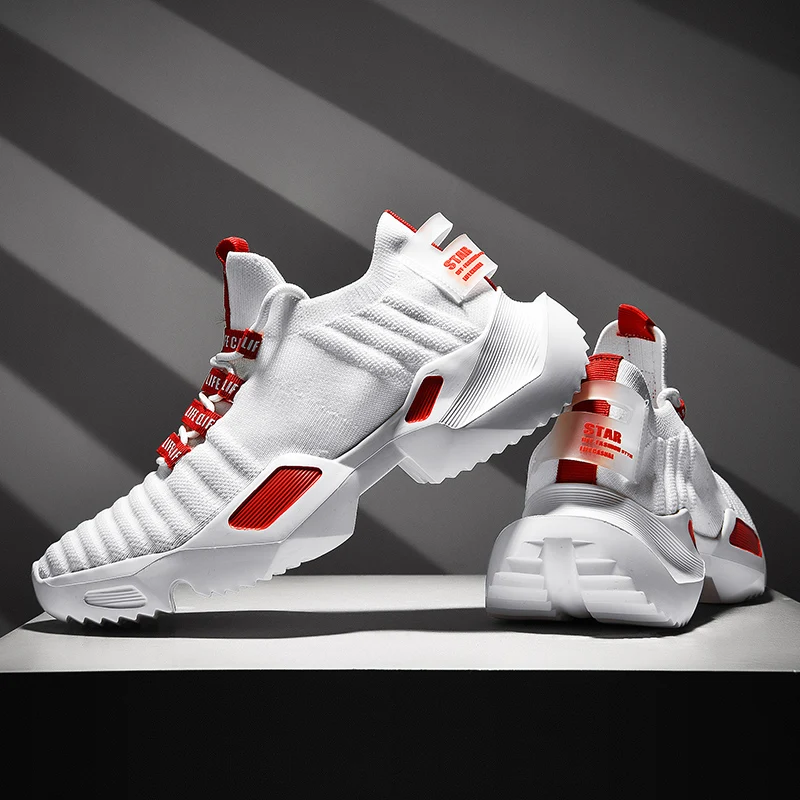 New Spring Ins Trend Sport Shoes Man Socks Shoes Running Shoes For Man Outdoor Flying Weaving Non-slip Heighten Dad Sneakers
New Spring Ins Trend Sport Shoes Man Socks Shoes Running Shoes For Man Outdoor Flying Weaving Non-slip Heighten Dad Sneakers
