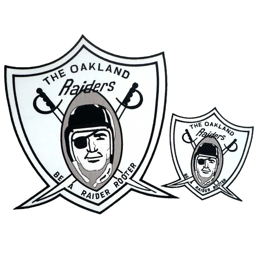 THE OAKLAND RAIDERS large Embroidered backing punk biker Patches Clothes Stickers Apparel Accessories Badge
THE OAKLAND RAIDERS large Embroidered backing punk biker Patches Clothes Stickers Apparel Accessories Badge