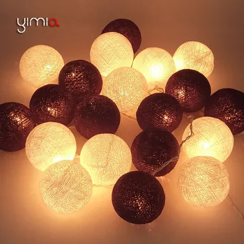 White/Purple 10m 38 Cotton Balls Lights LED Fairy String Holiday Christmas Lights Garland Party Wedding Kid Room Decoration CT39
White/Purple 10m 38 Cotton Balls Lights LED Fairy String Holiday Christmas Lights Garland Party Wedding Kid Room Decoration CT39
