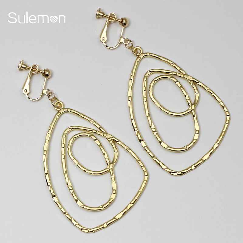 Letter @ Earrings No Hole Ear Clips Geometric Lines Clip On Earring Without Piercing Minimalist Earrings Jewelry CE294
Letter @ Earrings No Hole Ear Clips Geometric Lines Clip On Earring Without Piercing Minimalist Earrings Jewelry CE294