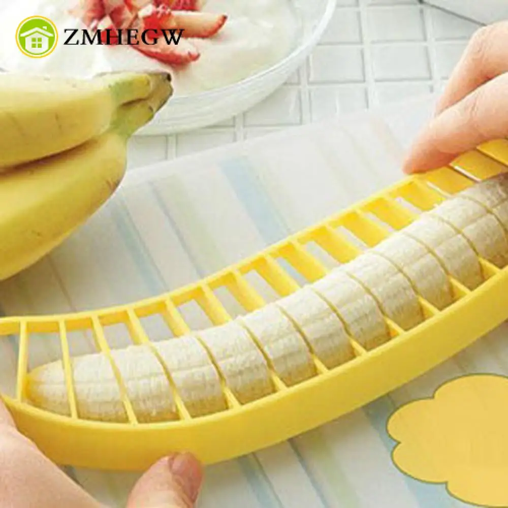 Practical Banana Cutter Fruit Slicer Chopper Cutter Fruits Shredders Slicers Vegetable kitchen Gadgets Salad Maker Cooking Tools
Practical Banana Cutter Fruit Slicer Chopper Cutter Fruits Shredders Slicers Vegetable kitchen Gadgets Salad Maker Cooking Tools