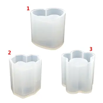 Silicone Mold Pen Holder Container Storage DIY Epoxy Resin Flower Heart Shape Crafts Desk Decoration Jewelry Making Molds
Silicone Mold Pen Holder Container Storage DIY Epoxy Resin Flower Heart Shape Crafts Desk Decoration Jewelry Making Molds