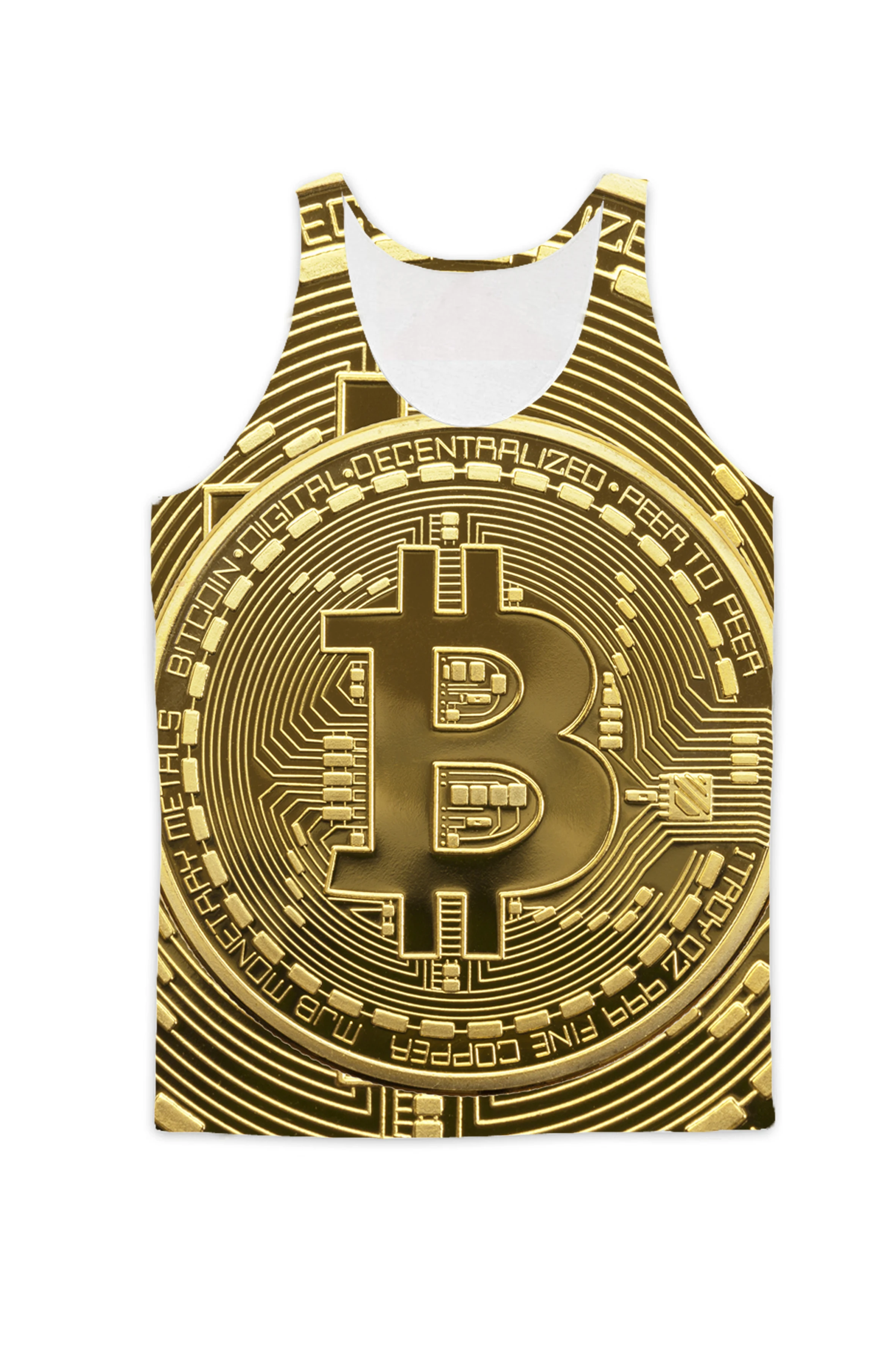 REAL American SIZE Bitcoin Crypto Currency fashion 3D Sublimation Print Tank top - plus size
REAL American SIZE Bitcoin Crypto Currency fashion 3D Sublimation Print Tank top - plus size