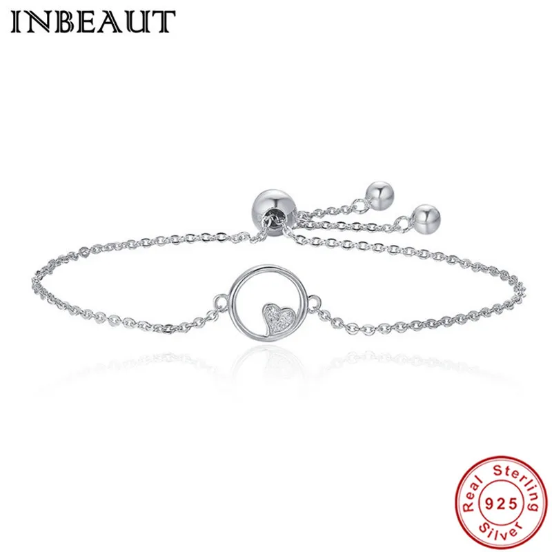 INBEAUT 925 Sterling Silver Personalized Sweet Love Heart Bracelet Women Wedding Jewelry Trendy Sweetheart Chain Bracelets Gifts
INBEAUT 925 Sterling Silver Personalized Sweet Love Heart Bracelet Women Wedding Jewelry Trendy Sweetheart Chain Bracelets Gifts