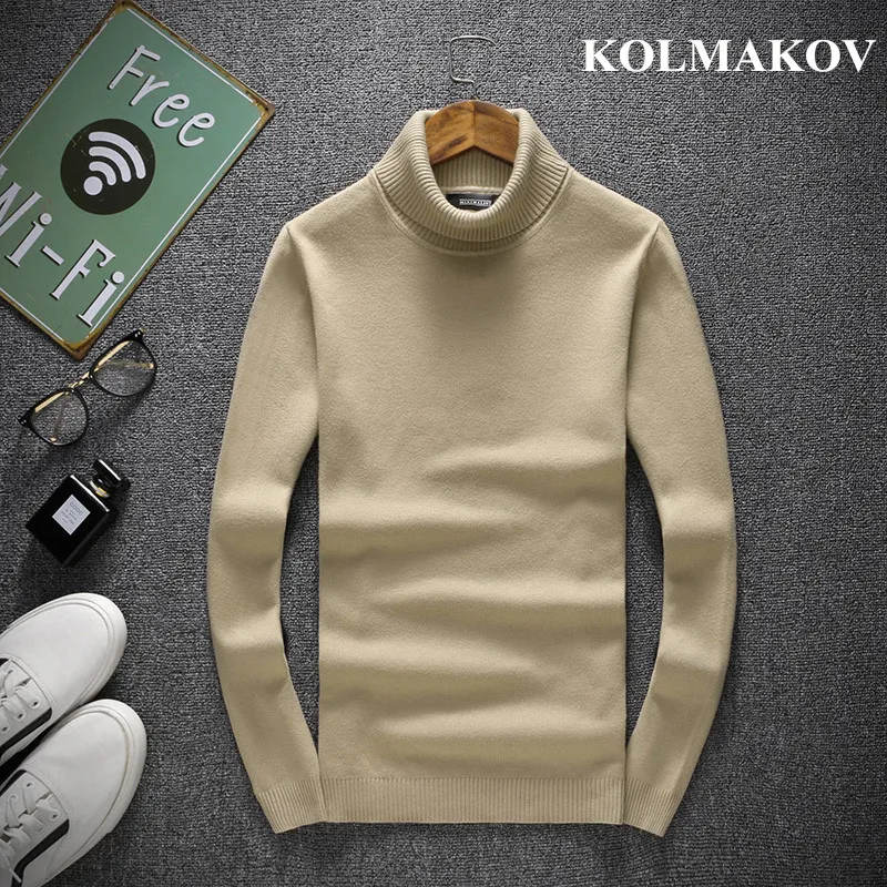 KOLMAKOV Men's Sweaters 2019 NEW Autumn Turtleneck Sweater Men Cotton Knitted Pullovers For Men M-4XL Winter Thin Sweaters Male
KOLMAKOV Men's Sweaters 2019 NEW Autumn Turtleneck Sweater Men Cotton Knitted Pullovers For Men M-4XL Winter Thin Sweaters Male