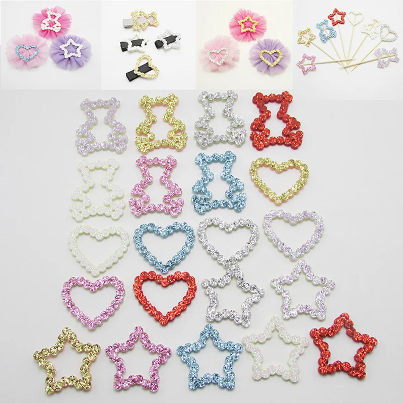 50pcs 3*4cm Round conjoined heart handmade accessories for Craft Clothes Stickers Supplies DIY Hair Clips ornament
50pcs 3*4cm Round conjoined heart handmade accessories for Craft Clothes Stickers Supplies DIY Hair Clips ornament