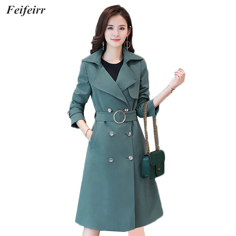 Abrigos Spring Autumn 2019 Korean Fashion double-breasted long simpleTrench Coat Mujer Slim Belt large size5XL Windbreak Outwear
Abrigos Spring Autumn 2019 Korean Fashion double-breasted long simpleTrench Coat Mujer Slim Belt large size5XL Windbreak Outwear