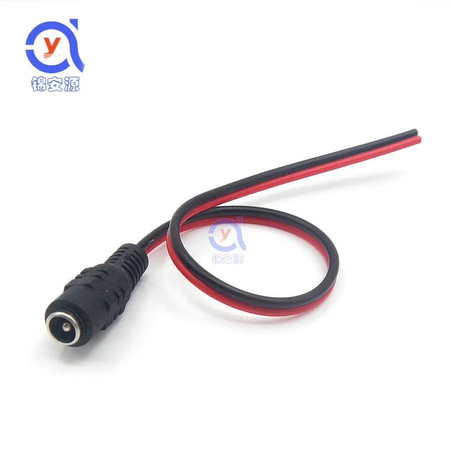 10 pcs Pure copper core DC monitoring camera set 12V24V female connector DC red black head power cord plug wire.
10 pcs Pure copper core DC monitoring camera set 12V24V female connector DC red black head power cord plug wire.