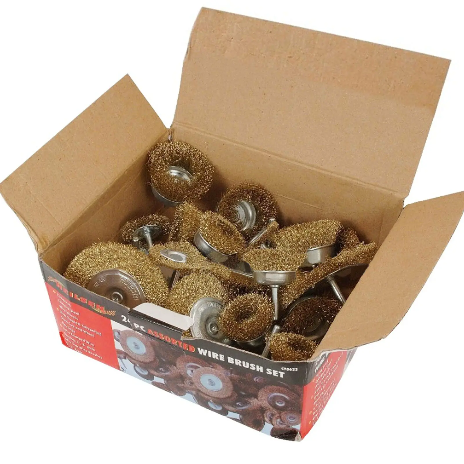 Brand New 24pc Wire Brush Set Crimped Steel Cup & Flat Brushes Drill Wheel Tools
Brand New 24pc Wire Brush Set Crimped Steel Cup & Flat Brushes Drill Wheel Tools