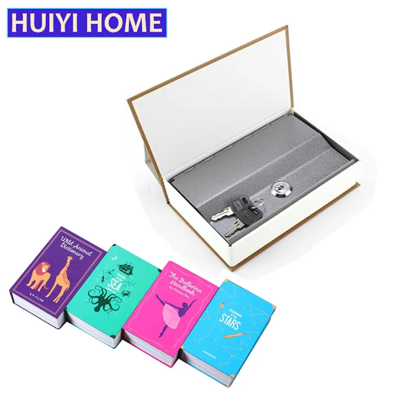 Emulational Book Strongbox With Key Creative Cash Coin Safe Deposit Box Sundries Storage Box Mini Child Money Box EGL392
Emulational Book Strongbox With Key Creative Cash Coin Safe Deposit Box Sundries Storage Box Mini Child Money Box EGL392