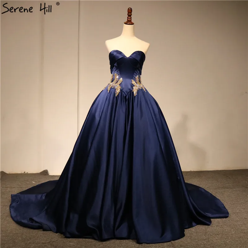 New Sexy Sweetheart Satin High-end Evening Dresses 2019 Navy Blue Fashion Off Shoulder Evening Gowns Serene Hill
New Sexy Sweetheart Satin High-end Evening Dresses 2019 Navy Blue Fashion Off Shoulder Evening Gowns Serene Hill