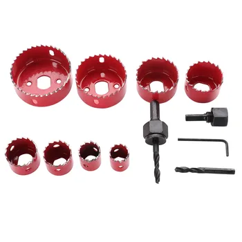 8pcs woodworking Downlight drill hole opener set gypsum board PVC wood reamer drill bit Hole Saw Cutter Set
8pcs woodworking Downlight drill hole opener set gypsum board PVC wood reamer drill bit Hole Saw Cutter Set