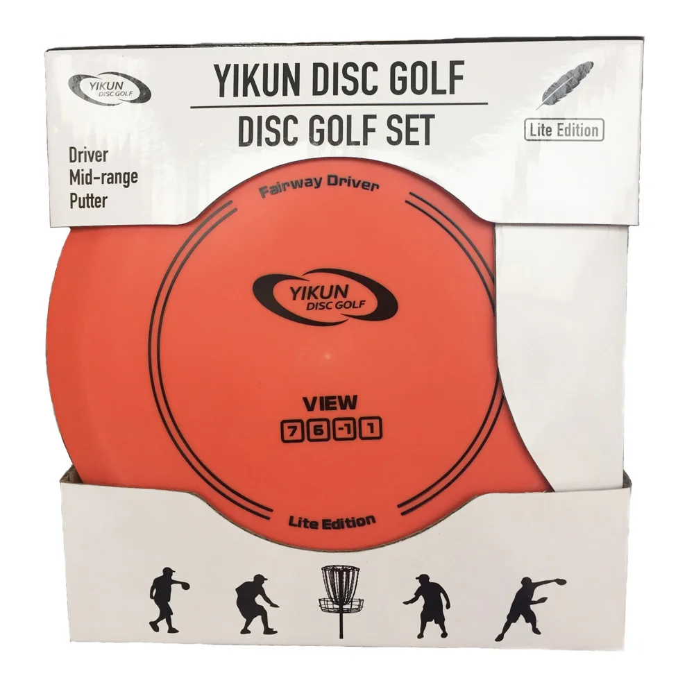 PDGA одобрение Lite Eidition диск Golf Setl драйвер Mid range Putter 3 в 1 Уровень входа|level| |