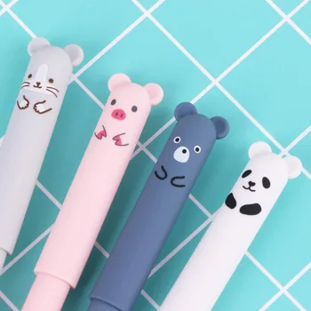 4 Pcs/pack Kawaii Cartoon Erasable Gel Pen 0.35mm Black Ink Pens Students Office School Gift
4 Pcs/pack Kawaii Cartoon Erasable Gel Pen 0.35mm Black Ink Pens Students Office School Gift