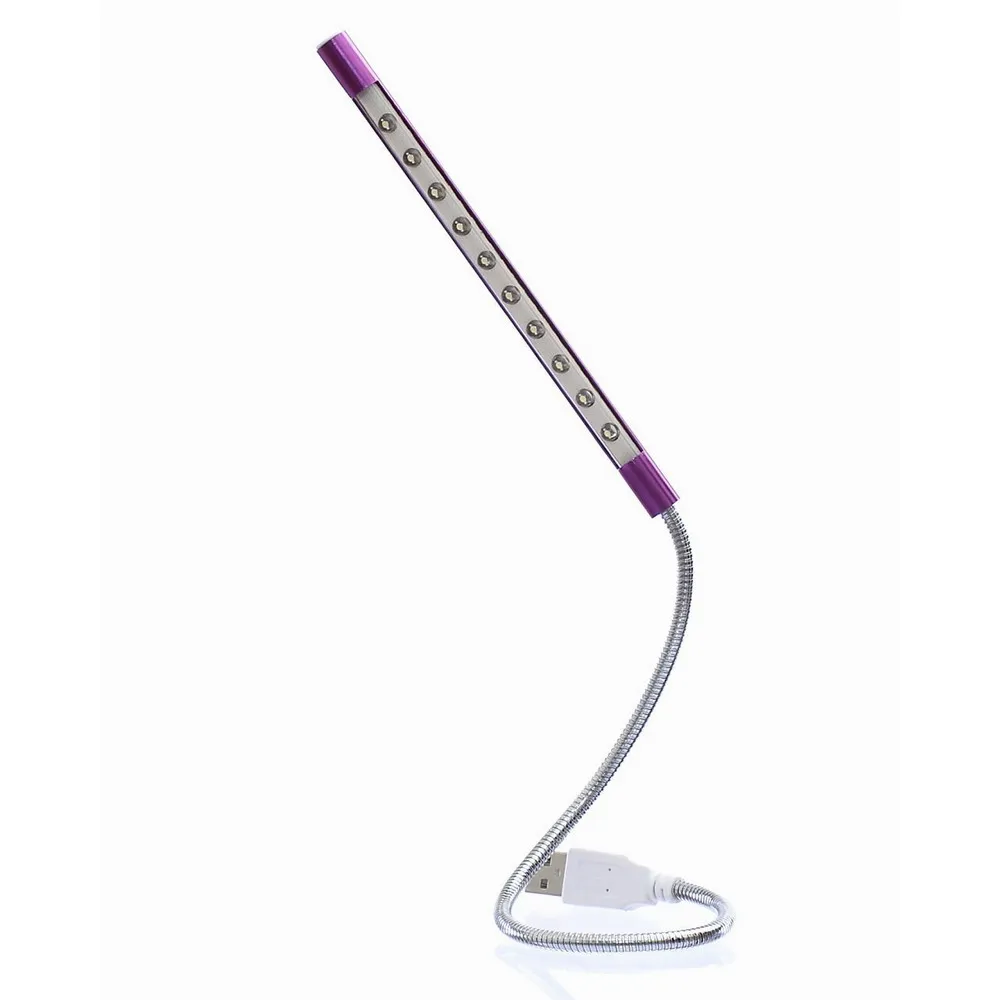 Portable USB LED Stick Light Lamp 10LED High Light Bendable Cord USB Desk Lamp for Laptop/Notebook/Desktop Computers
Portable USB LED Stick Light Lamp 10LED High Light Bendable Cord USB Desk Lamp for Laptop/Notebook/Desktop Computers