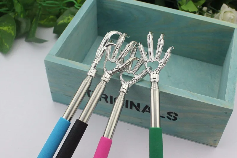 New Hallux valgus Practical Handy Stainless Pen Clip Back Scratcher Telescopic Pocket Scratching Massage Kit Bear claw back
New Hallux valgus Practical Handy Stainless Pen Clip Back Scratcher Telescopic Pocket Scratching Massage Kit Bear claw back