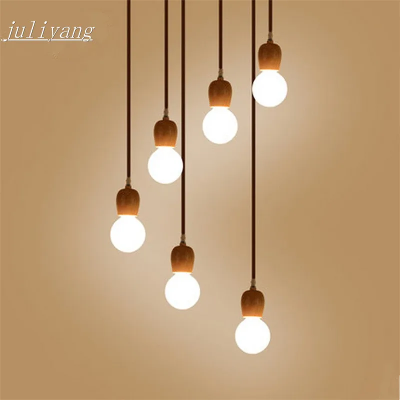 juliyang wood pendant lamp holder fix with G80 led bulb for shop dinner room restaurant hunging light 220v 110v
juliyang wood pendant lamp holder fix with G80 led bulb for shop dinner room restaurant hunging light 220v 110v
