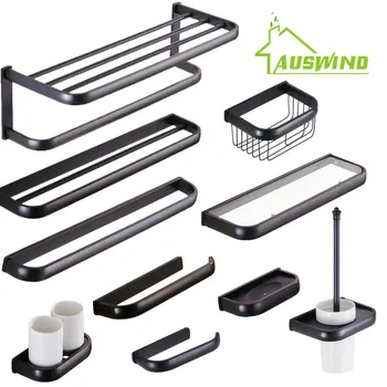 AUSWIND Antique soild brass black oiled bathroom hardware set bronze brush bathroom hardware set wall mount bathroom accessories
AUSWIND Antique soild brass black oiled bathroom hardware set bronze brush bathroom hardware set wall mount bathroom accessories