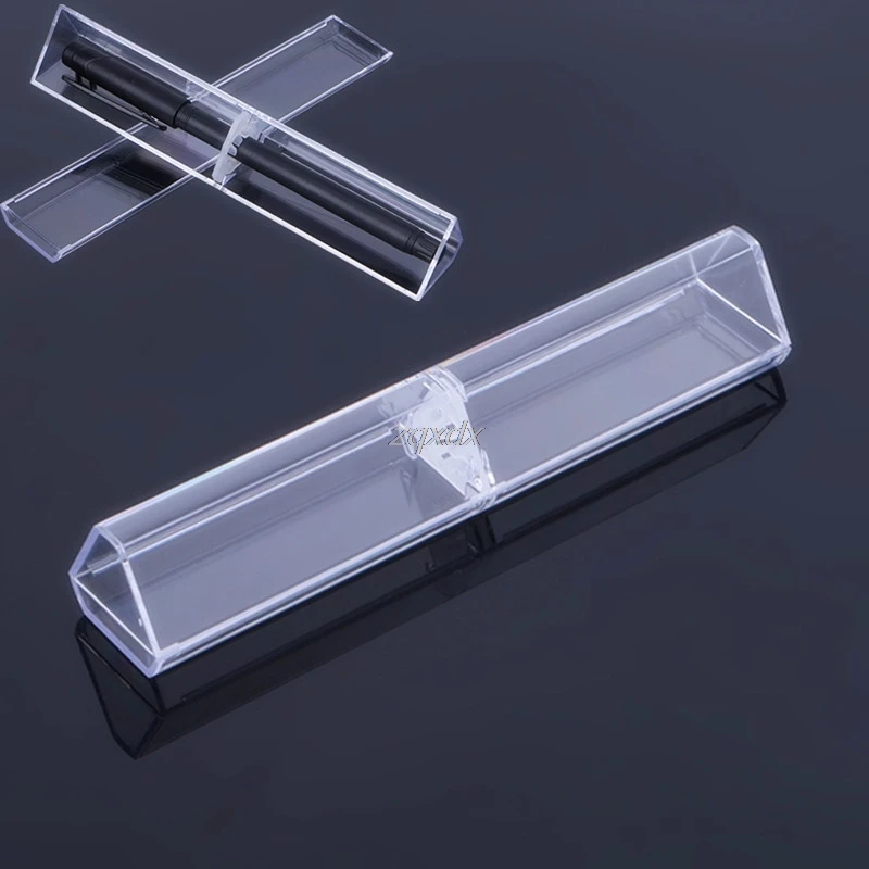 1pc Triangle box Pen boxes Plastic Transparent case Pen holder Gift for promotional crystal pen packaging box Whosale&Dropship
1pc Triangle box Pen boxes Plastic Transparent case Pen holder Gift for promotional crystal pen packaging box Whosale&Dropship