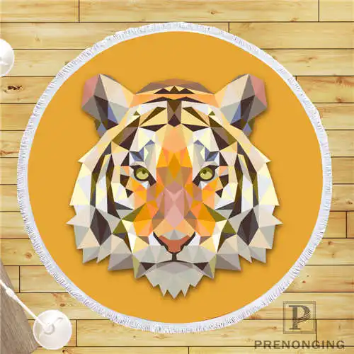 Custom DIY Customized Microfiber Fabric tiger Round Beach Blanket Towel Printed on Demand 150cm #19-01-28-94
Custom DIY Customized Microfiber Fabric tiger Round Beach Blanket Towel Printed on Demand 150cm #19-01-28-94