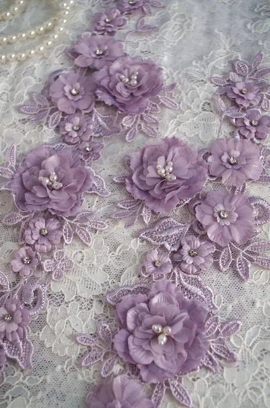 20pcs purple applique, 3D heavy bead lace applique with rosette, 3D flowers lace applique, beaded flower lace applique
20pcs purple applique, 3D heavy bead lace applique with rosette, 3D flowers lace applique, beaded flower lace applique