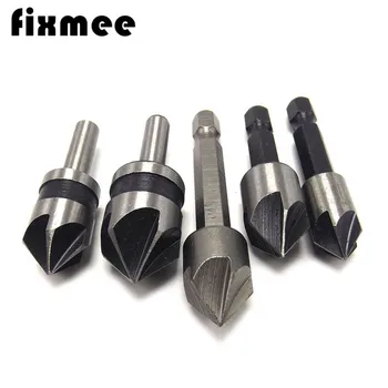 5pc Metal Working Chamfer Chamfering Cutter Industrial Countersink Drill Bit Set 5 Flutes Counter Sink Woodworking Drill Bits
5pc Metal Working Chamfer Chamfering Cutter Industrial Countersink Drill Bit Set 5 Flutes Counter Sink Woodworking Drill Bits