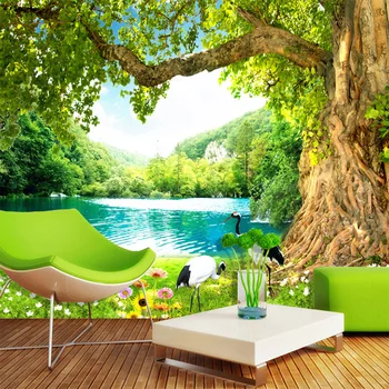 Custom 3D Mural Wallpaper Fresh and Old Tree Crane Lake 3D Mural Living Room Bedroom Hallway Home Decor Photo Wallpaper Fresco
Custom 3D Mural Wallpaper Fresh and Old Tree Crane Lake 3D Mural Living Room Bedroom Hallway Home Decor Photo Wallpaper Fresco