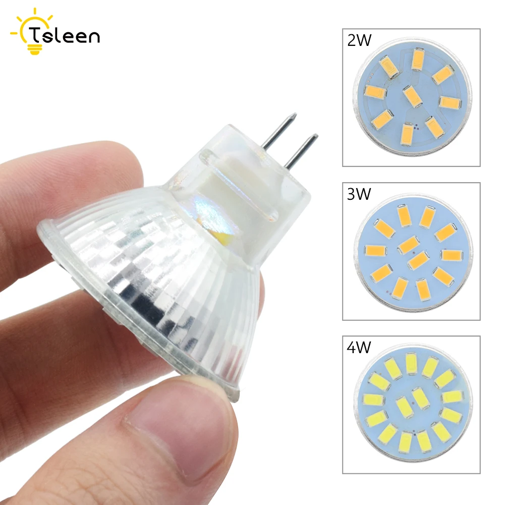 

2w 3w 4w bombillas led bulb light 12v 24v MR11 300LM super spotlight 5733 9 leds 3000K 6000K glass cup 5730 9 leds lighting